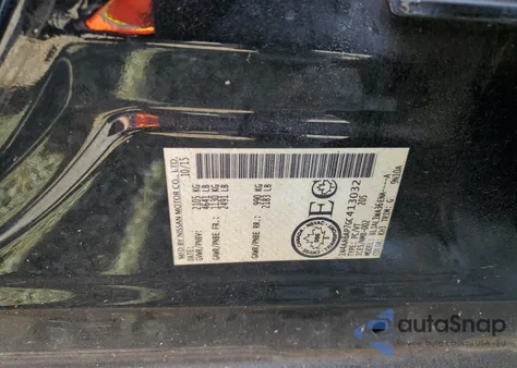 2016 Nissan Maxima 3.5S из США, поврежденный, VIN 1N4AA6AP7GC413032